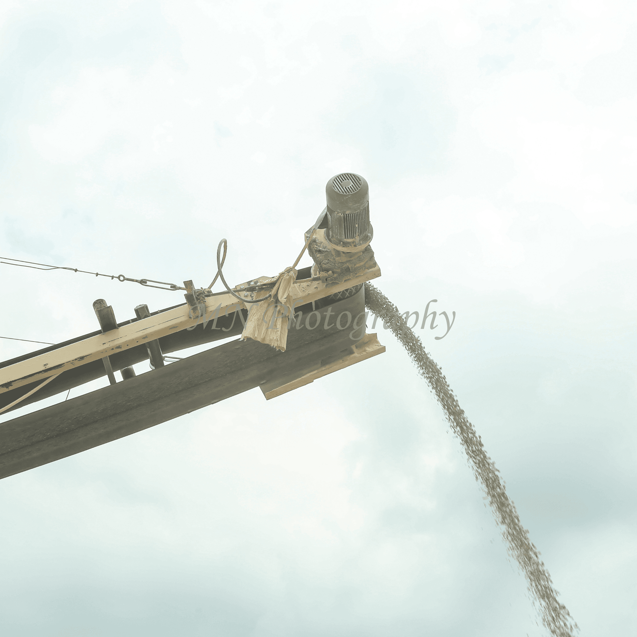 Crusher plant production process photography in Rajasthan showcasing industrial operations and material processing